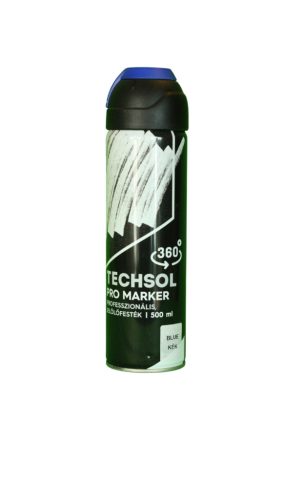 TECHSOL Jelölő spray kék 500 ml.