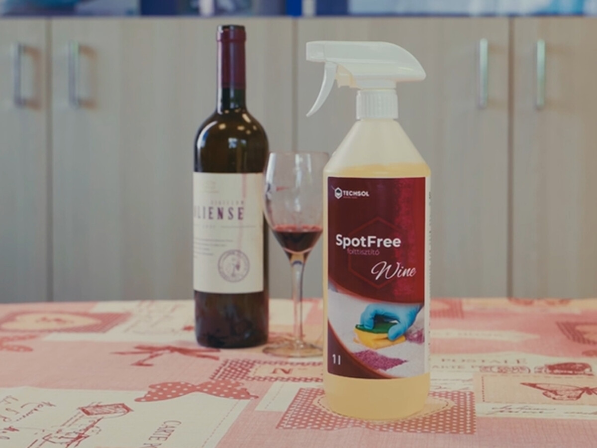 Techsol SpotFree Wine borfolttisztító
